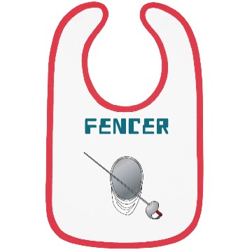 Discover Fencer fencing sport game Bibs
