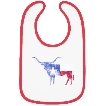 Discover Texas Flag Texas Flag Longhorn Bull Tx Bibs