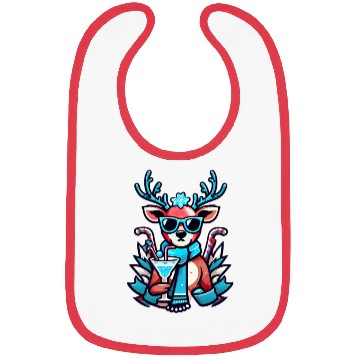 Discover cool reindeer Bibs