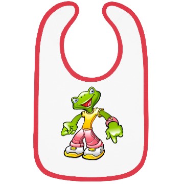 Discover Green Frog Bibs