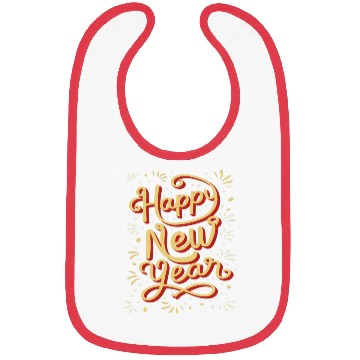 Discover Happy New Year Sparks Bibs