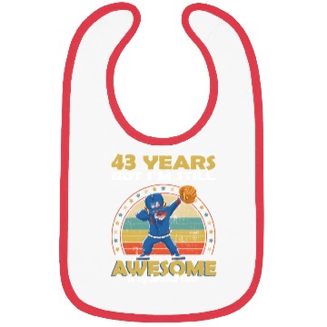 Discover Baseball Player Awesome 43 Bibs