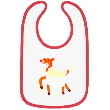 Discover Holly Night Xmas. Bibs