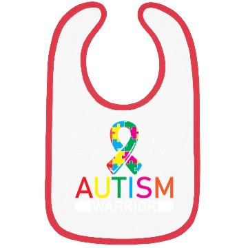 Discover Autism Warrior Autistic Ninja Spectrum Asperger Bibs