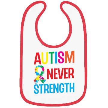 Discover Autism Warriors Never Underestimate Our Strength Bibs
