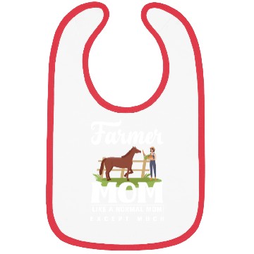 Discover Farmer Mom Funny Farmer Gift Bibs