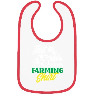 Discover This Is My Farming Bibs Funny Farmer Gift