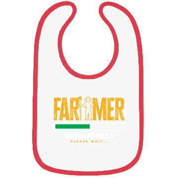 Discover Farmer In Progress Funny Farmer Gift Bibs