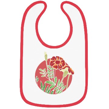 Discover Mexican Marigold Nature Lover Gift Bibs