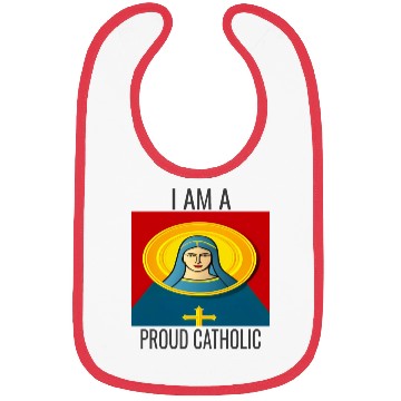 Discover A Proud Catholic Bibs.