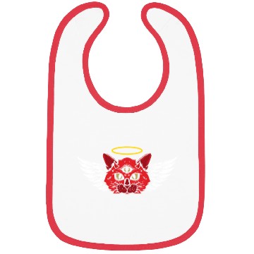 Discover Three Eyes Of A Devil Cat Bibs