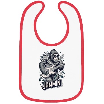 Discover Jammin' Gorilla Bibs