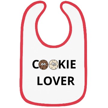 Discover COOKIE LOVER 1 removebg Bibs