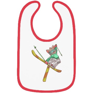 Discover Skiing cat Bibs