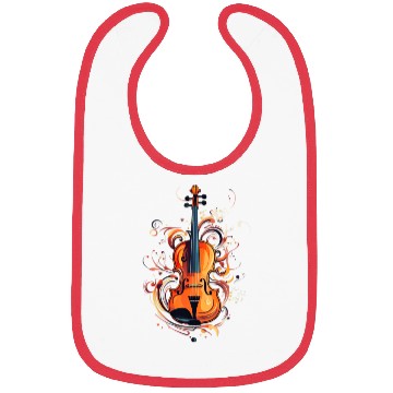 Discover Violinist Violin Music Art Violin Player Bibs