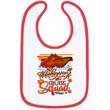 Discover Thangiving Cruise Squad Cruise Ship Fall Pumpkins Bibs