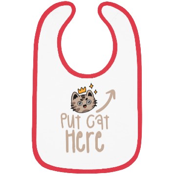 Discover Put Cat Here Cats Animal Bibs