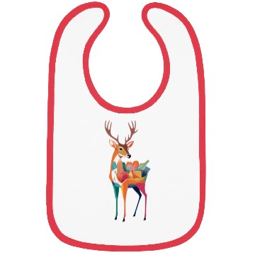 Discover Deer Animal in Pocket Bibs
