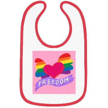 Discover Love Freedom Bibs