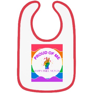 Discover Proud Of Me Pride Month Bibs