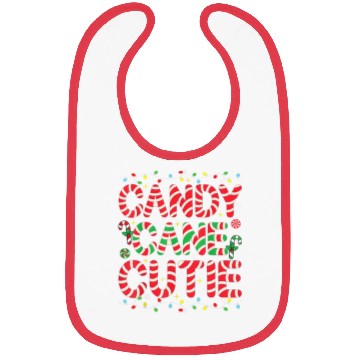 Discover Funny Christmas Candy Cane Lover Crew Xmas Candy Bibs