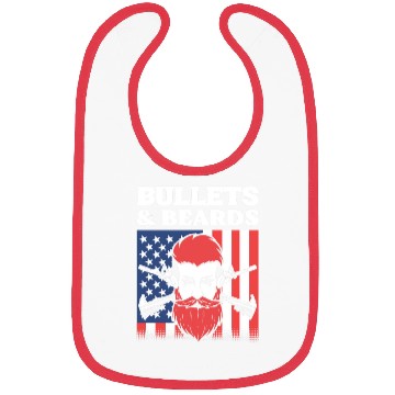 Discover Bullets & Beards Soldier or Army Gift Bibs
