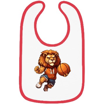 Discover Basketball player lion Bibs