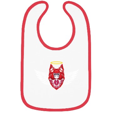Discover Devil Bull Terrier Dog Bibs
