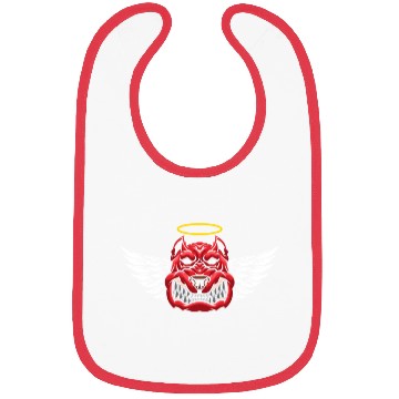 Discover Angry Devil Dog Bibs