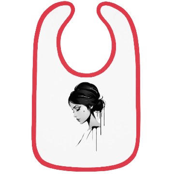 Discover Drawing a sad girl's face Bibs