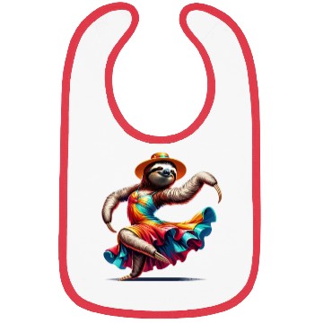 Discover Dancing Sloth Dance Dancing Dancer Bibs