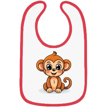 Discover Cute Monkey for Kids for a Kid Bibs
