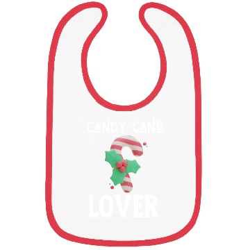 Discover Candy Cane Lover Christmas Peppermint Candy Canes Bibs