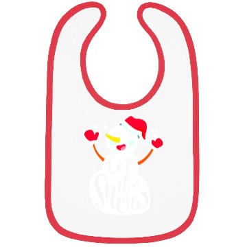 Discover Christmas snowman. Bibs