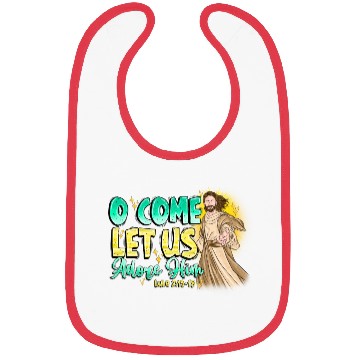 Discover O Come Let Us Adore Him Bibs