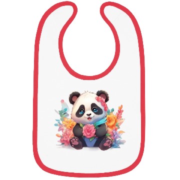 Discover Bamboo Bliss Baby Panda Bibs