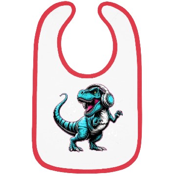 Discover Dancing Tyrannosaurus Rex with Headphone Bibs