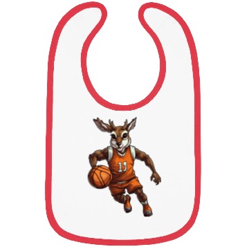 Discover Basketball deer Bibs