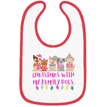 Discover christmas dog lovers mom Bibs