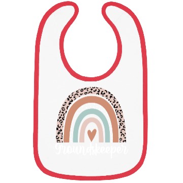 Discover Groundskeeper Rainbow Leopard Funny Groundskeeper Bibs
