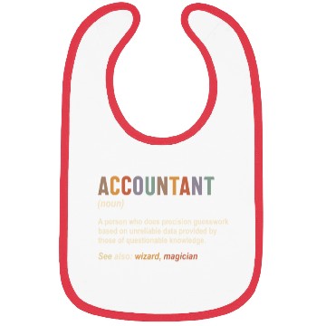 Discover Accountant Definition Accounting CPA Funny Bibs