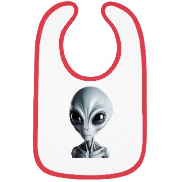 Discover Grey Alien Bibs