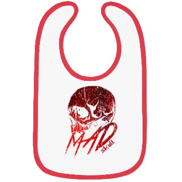 Discover Red Skull with Lightning Graffiti Bibs