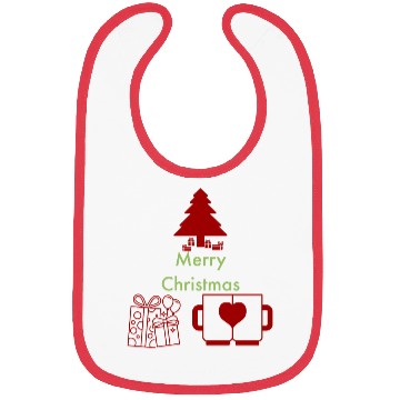 Discover Merry Christmas Bibs