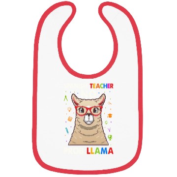 Discover Spanish Teacher No Pro llama Bibs