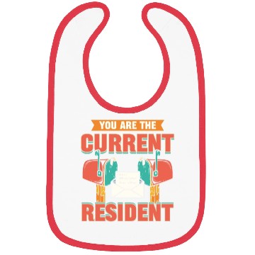 Discover You Are The Current Resident Postal Worker Bibs