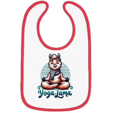 Discover Yoga-Llama Serenity Bibs