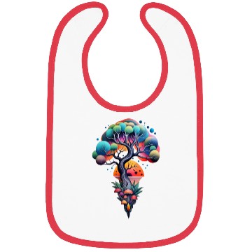 Discover psychedelic Nature illustration Bibs