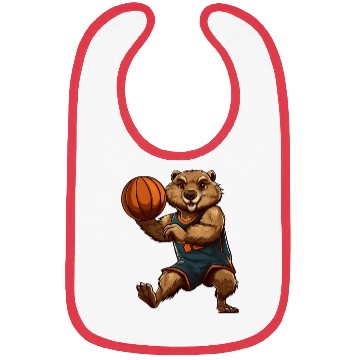 Discover Basketball beaver Bibs