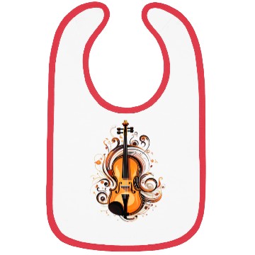 Discover Violinist Violin Music Art Violin Player Bibs